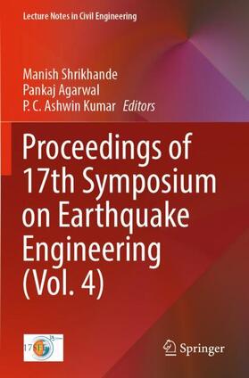 Shrikhande / Kumar / Agarwal |  Proceedings of 17th Symposium on Earthquake Engineering (Vol. 4) | Buch |  Sack Fachmedien