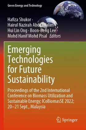 Shukor / Halim / Pisal |  Emerging Technologies for Future Sustainability | Buch |  Sack Fachmedien