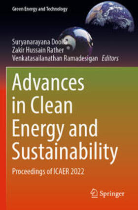 Doolla / Ramadesigan / Rather |  Advances in Clean Energy and Sustainability | Buch |  Sack Fachmedien