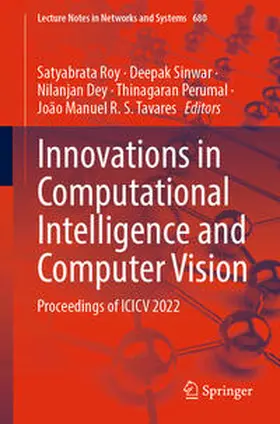 Roy / Sinwar / Dey |  Innovations in Computational Intelligence and Computer Vision | eBook | Sack Fachmedien