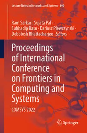 Sarkar / Pal / Basu |  Proceedings of International Conference on Frontiers in Computing and Systems | eBook | Sack Fachmedien