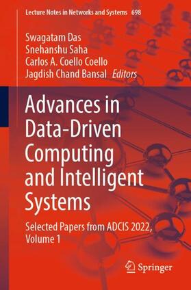 Das / Bansal / Saha |  Advances in Data-Driven Computing and Intelligent Systems | Buch |  Sack Fachmedien