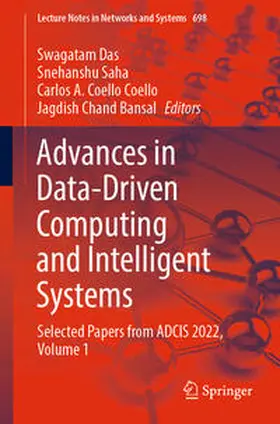 Das / Saha / Coello Coello |  Advances in Data-Driven Computing and Intelligent Systems | eBook | Sack Fachmedien