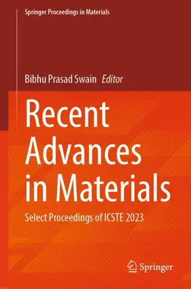 Swain |  Recent Advances in Materials | Buch |  Sack Fachmedien