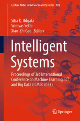 Udgata / Sethi / Gao |  Intelligent Systems | eBook | Sack Fachmedien