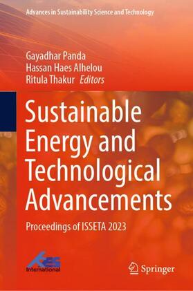 Panda / Thakur / Alhelou |  Sustainable Energy and Technological Advancements | Buch |  Sack Fachmedien
