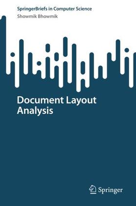 Bhowmik |  Document Layout Analysis | Buch |  Sack Fachmedien