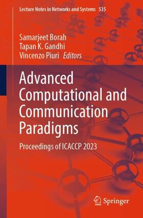 Borah / Piuri / Gandhi |  Advanced Computational and Communication Paradigms | Buch |  Sack Fachmedien