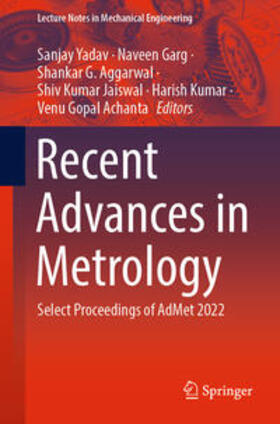 Yadav / Garg / Aggarwal |  Recent Advances in Metrology | eBook | Sack Fachmedien