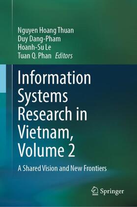 Thuan / Phan / Dang-Pham |  Information Systems Research in Vietnam, Volume 2 | Buch |  Sack Fachmedien