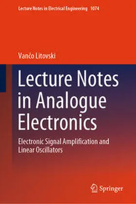 Litovski |  Lecture Notes in Analogue Electronics | eBook | Sack Fachmedien