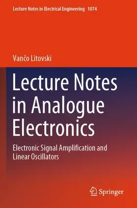 Litovski |  Lecture Notes in Analogue Electronics | Buch |  Sack Fachmedien