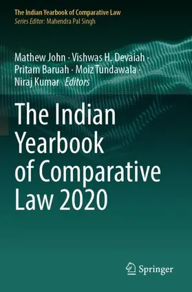 John / Devaiah / Kumar |  The Indian Yearbook of Comparative Law 2020 | Buch |  Sack Fachmedien