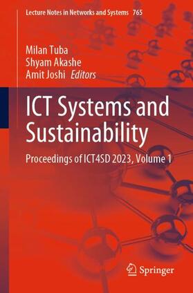 Tuba / Joshi / Akashe |  ICT Systems and Sustainability | Buch |  Sack Fachmedien
