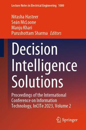 Hasteer / Sharma / McLoone |  Decision Intelligence Solutions | Buch |  Sack Fachmedien
