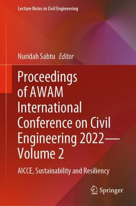 Sabtu |  Proceedings of AWAM International Conference on Civil Engineering 2022¿Volume 2 | Buch |  Sack Fachmedien