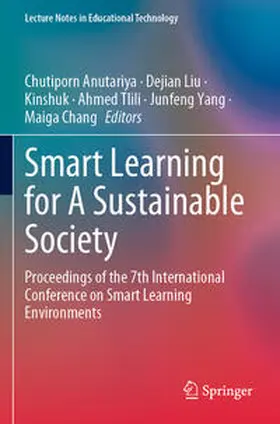 Anutariya / Liu / Chang |  Smart Learning for A Sustainable Society | Buch |  Sack Fachmedien