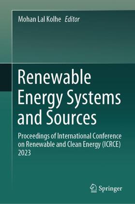 Kolhe |  Renewable Energy Systems and Sources | Buch |  Sack Fachmedien