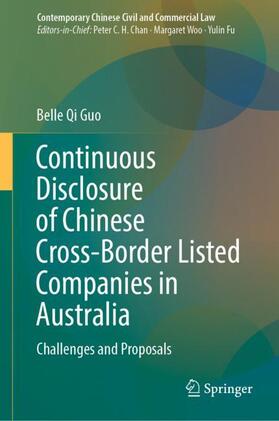 Guo |  Continuous Disclosure of Chinese Cross-Border Listed Companies in Australia | Buch |  Sack Fachmedien