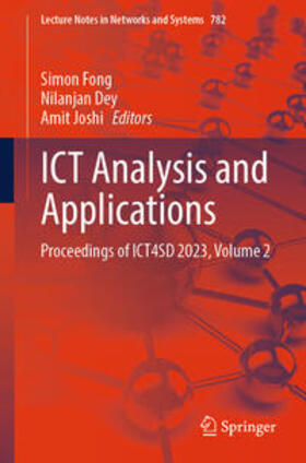 Fong / Dey / Joshi |  ICT Analysis and Applications | eBook | Sack Fachmedien