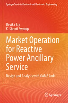 Shanti Swarup / Jay |  Market Operation for Reactive Power Ancillary Service | Buch |  Sack Fachmedien