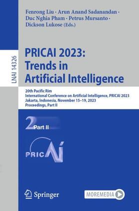Liu / Sadanandan / Lukose |  PRICAI 2023: Trends in Artificial Intelligence | Buch |  Sack Fachmedien