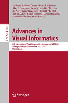 Badioze Zaman / Robinson / Smeaton |  Advances in Visual Informatics | eBook | Sack Fachmedien