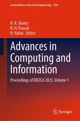 Shetty / Nalini / Prasad |  Advances in Computing and Information | Buch |  Sack Fachmedien