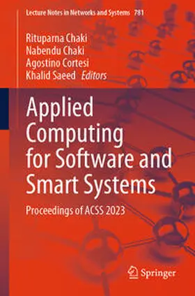 Chaki / Cortesi / Saeed | Applied Computing for Software and Smart Systems | E-Book | sack.de