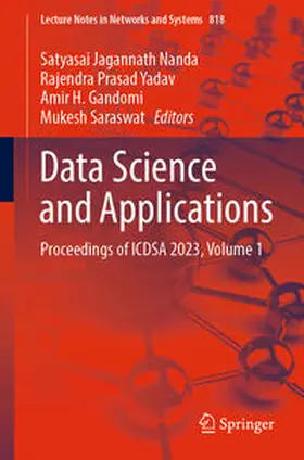 Nanda / Yadav / Gandomi |  Data Science and Applications | eBook | Sack Fachmedien