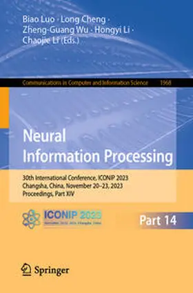 Luo / Cheng / Wu |  Neural Information Processing | eBook | Sack Fachmedien