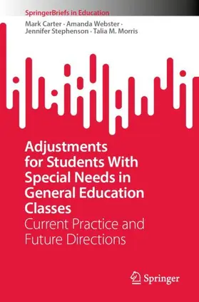 Carter / Morris / Webster |  Adjustments for Students With Special Needs in General Education Classes | Buch |  Sack Fachmedien