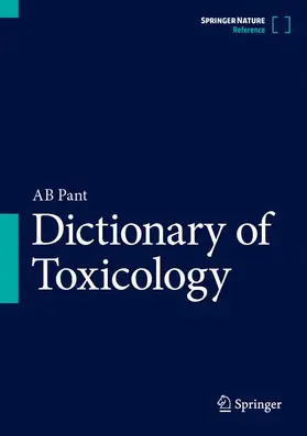 Pant |  Dictionary of Toxicology | Buch |  Sack Fachmedien