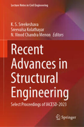 Sreekeshava / Kolathayar / Vinod Chandra Menon |  Recent Advances in Structural Engineering | eBook | Sack Fachmedien