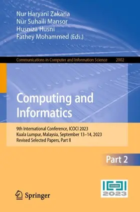 Zakaria / Mohammed / Mansor |  Computing and Informatics | Buch |  Sack Fachmedien