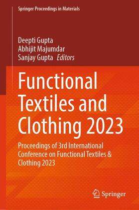 Gupta / Majumdar |  Functional Textiles and Clothing 2023 | Buch |  Sack Fachmedien