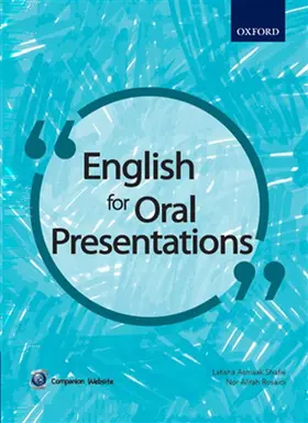 Shafie / Rosaidi |  English for Oral Presentations | Buch |  Sack Fachmedien