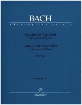 Bach / Breig |  Concerto Nr. V für Cembalo und Streicher f-Moll BWV 1056 | Buch |  Sack Fachmedien