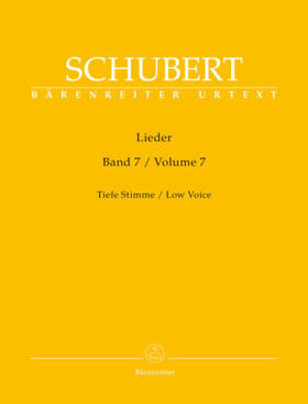 Schubert / Dürr |  Lieder für Singstimme und Klavier, Band 7 | Buch |  Sack Fachmedien