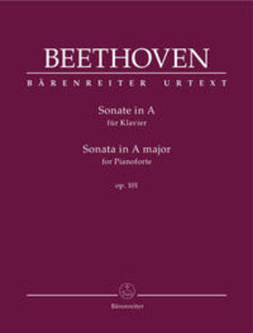 Beethoven / Del Mar |  Sonate für Klavier A-Dur op. 101 | Buch |  Sack Fachmedien