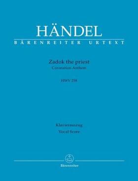 Händel / Köhs |  Zadok the Priest. Klavierauszug | Buch |  Sack Fachmedien