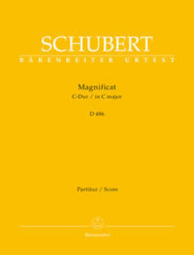 Schubert / Faber |  Magnificat C-Dur D 486. Partitur, Urtextausgabe. BÄRENREITER URTEXT | Buch |  Sack Fachmedien