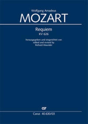 Mozart / Maunder |  Requiem (Klavierauszug) | Buch |  Sack Fachmedien