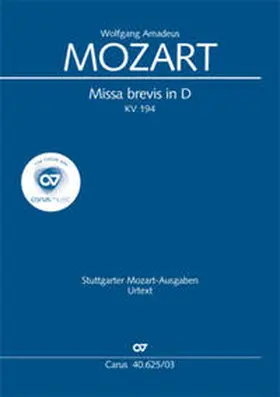 Mozart |  Missa brevis in D | Buch |  Sack Fachmedien