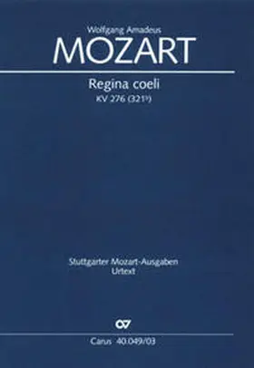 Mozart |  Regina coeli in C (Klavierauszug) | Buch |  Sack Fachmedien