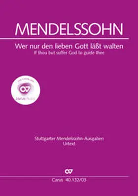 Mendelssohn Bartholdy / Schmidt |  Wer nur den lieben Gott läßt walten | Buch |  Sack Fachmedien