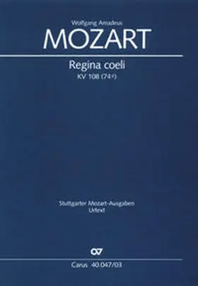 Mozart |  Regina coeli in C (Klavierauszug) | Buch |  Sack Fachmedien