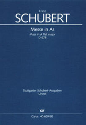 Schubert / Heinemann |  Messe in As | Buch |  Sack Fachmedien