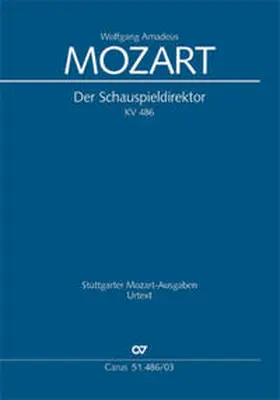 Mozart |  Der Schauspieldirektor (Klavierauszug) | Buch |  Sack Fachmedien