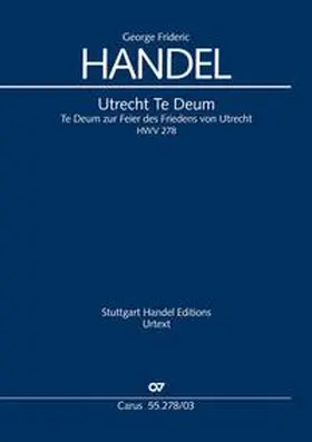 Händel / Loy / Gräsle |  Utrecht Te Deum (Klavierauszug) | Buch |  Sack Fachmedien